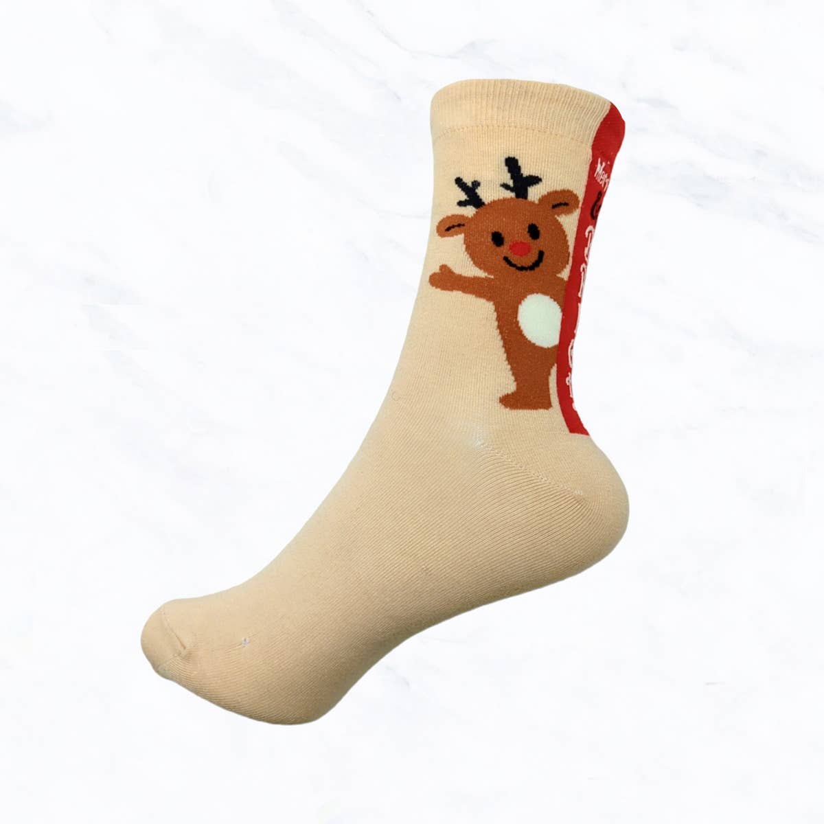 Suzie Q USA – Engroshandel Strømper - Dame – VÆR GLÆDELIG Julemand, Gingerbread Man, Rudolph Socks2