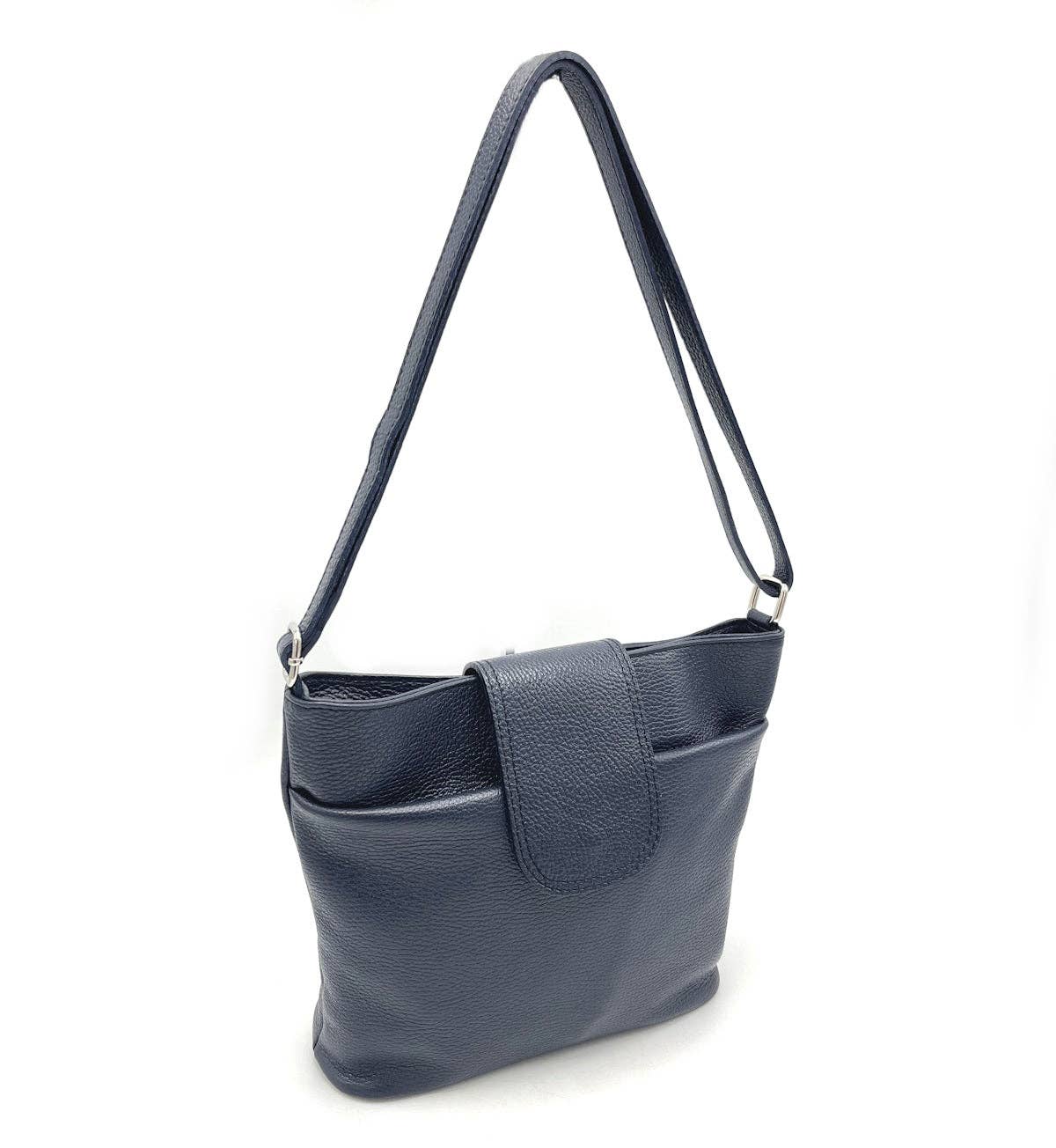 Suie Valentini srl - Wholesale Shoulder Bag - Women's - Genuine leather shoulder bag,Made in Italy, art. 11247912