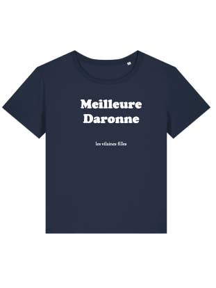 T-shirt de gola redonda Melhor Mãe por atacado de Les Vilaines Filles