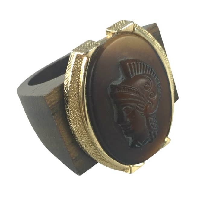 Empire Cameo Vintage Ring for wholesale by MizDragonfly