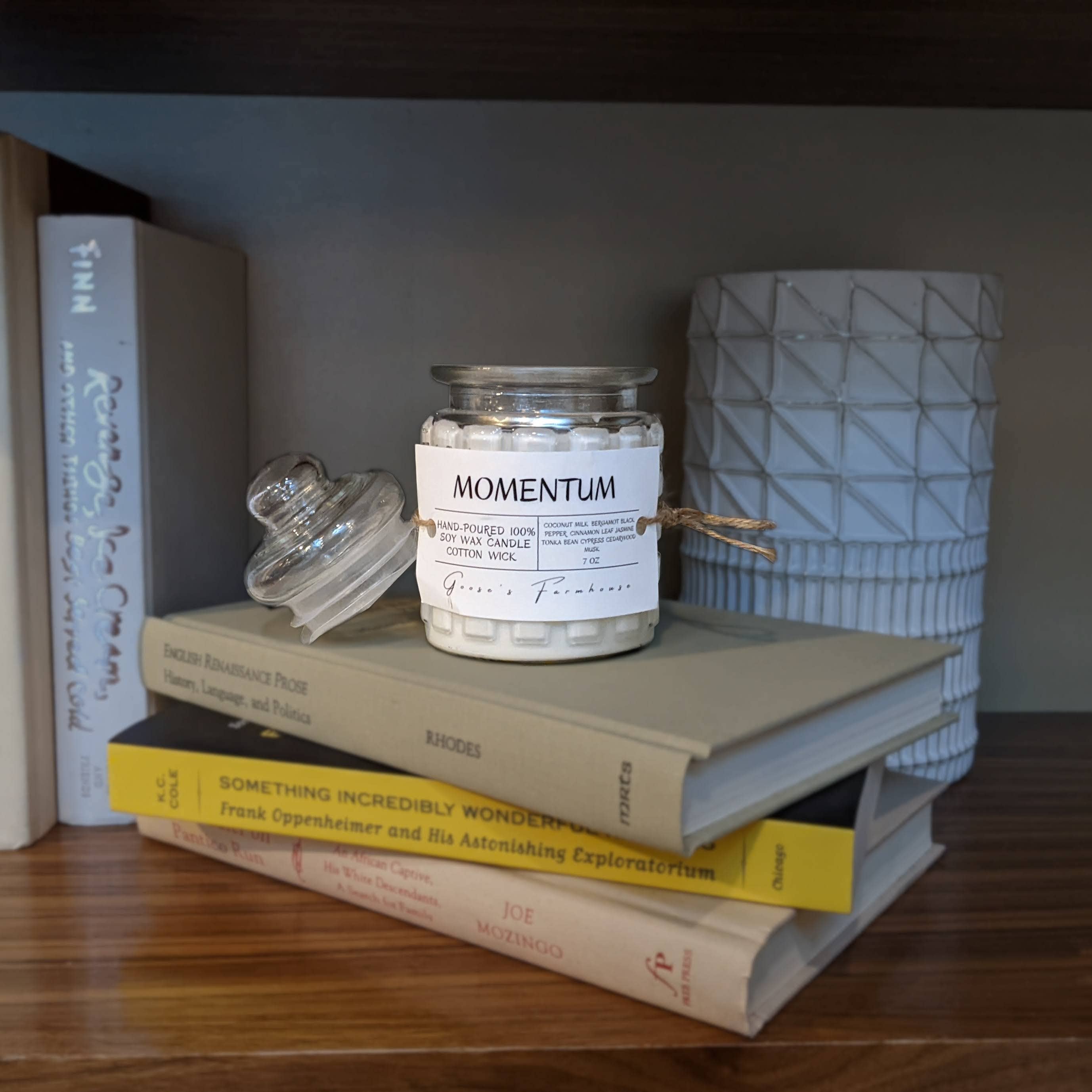 GOOSE'S FARMHOUSE - Wholesale Jar/Filled Candle - Momentum - 100% Natural Soy Wax Vegan Candle2