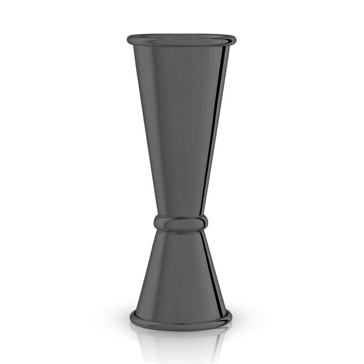 Viski - Wholesale Jigger - Warren™ Large Gunmetal Plated Japanese Style Makoto Jigger0