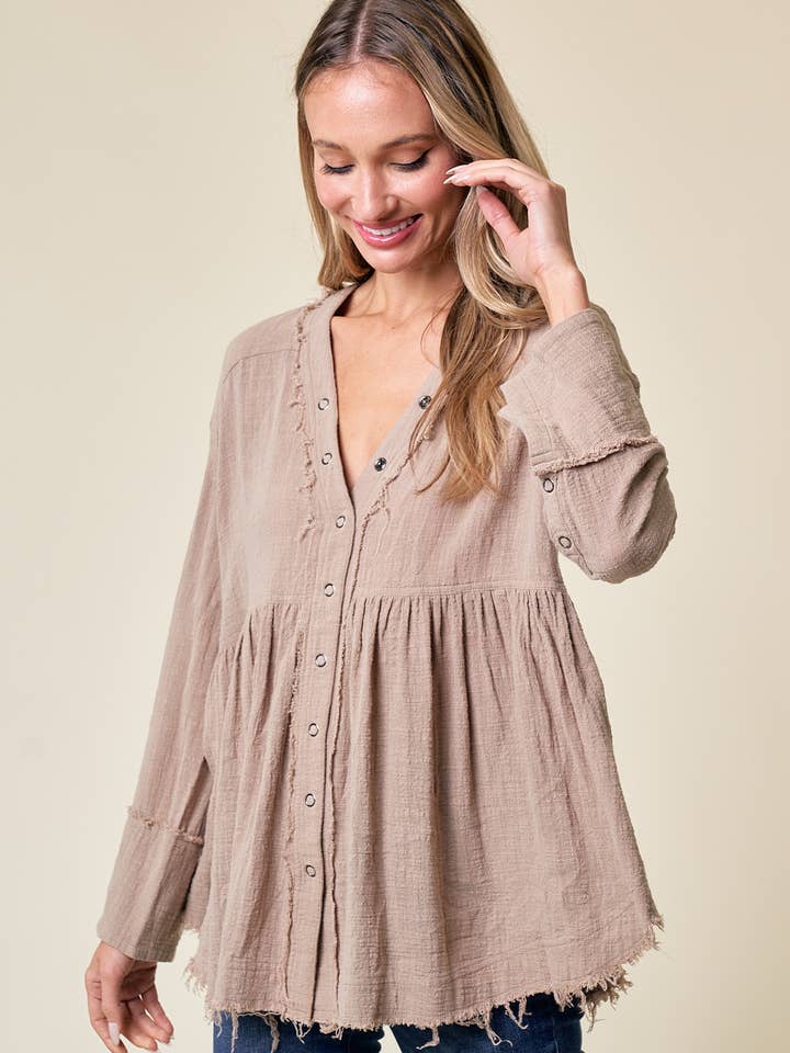 CLMT1031-Edge Langarmhemden mit Knopfleiste für den Großhandel von Moonshot Clothing