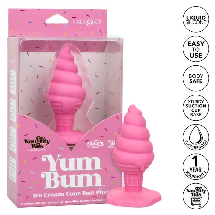 CalExotics - Wholesale Sex Toy - Naughty Bits Yum Bum Ice Cream Cone Butt Plug2