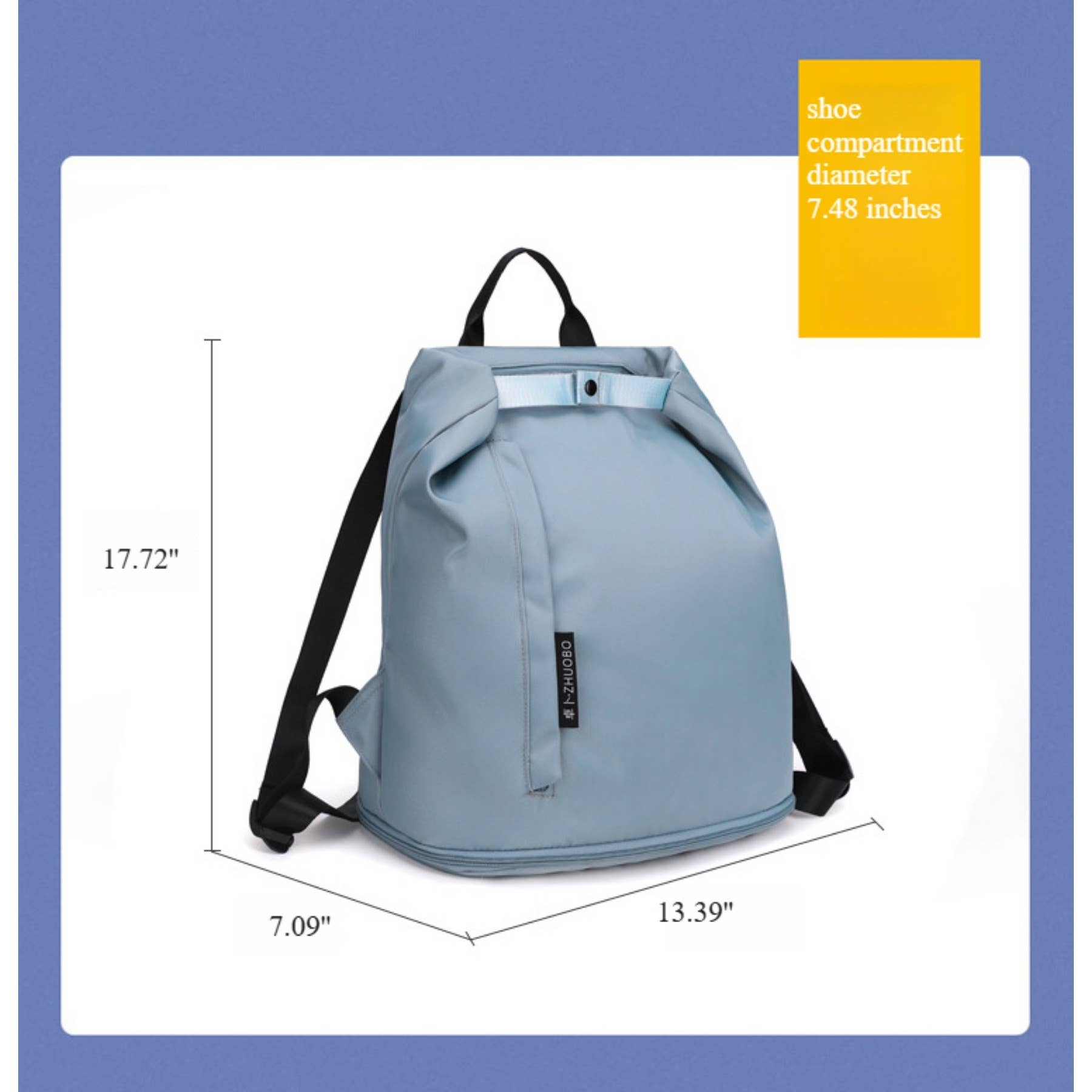wandf - Wholesale Backpack - Unisex - Dry Wet Separation Swimming Bag with Shoe Compartment13