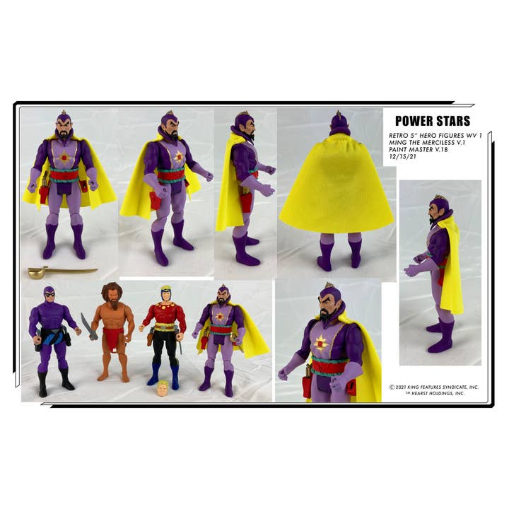 Boss Fight Studio Llc - Wholesale Figurine Toy - Kids - LOOK! Power Stars Action Figure: Ming the Merciless BARGAIN!