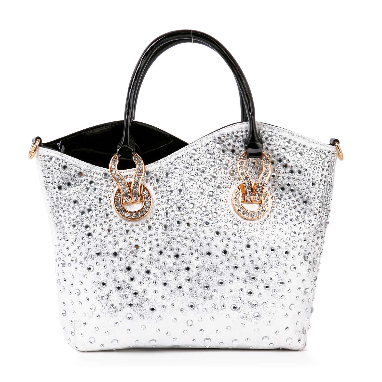Handbag Express - Wholesale Tote Bag - Women's - Rhinestone Ombre Design Elegant Tote2
