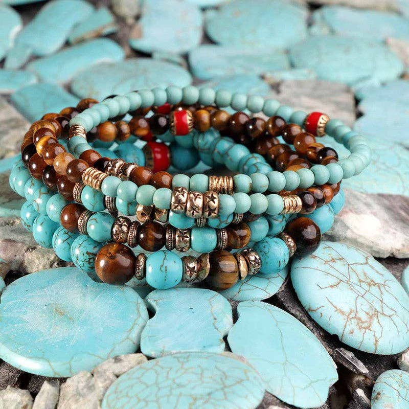 PLATADEPALO - Wholesale Beaded Bracelet - ANUAK Unisex Elastic Bead Bracelet1