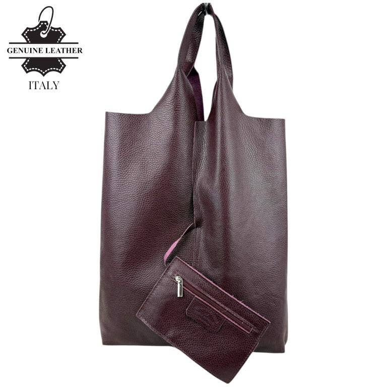 Chenson & Gorett – Engroshandel Tote bag - Dame – Dames læder shopper taske med ekstra møntlomme20