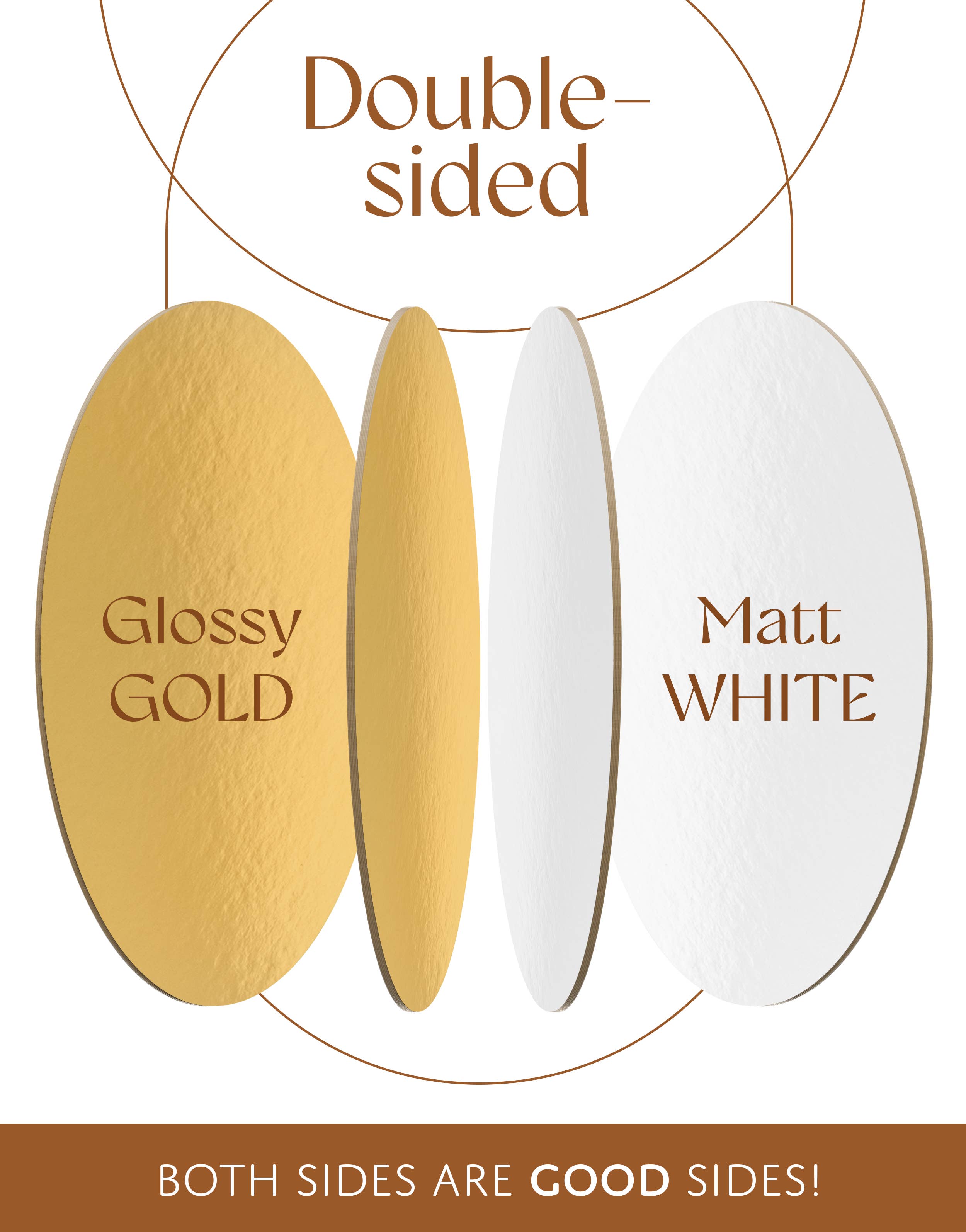 Leib Games - Wholesale Cake Stand - 4 Pcs Cake Boards, 10" Chipboard, Double-Sided Cake Circles3