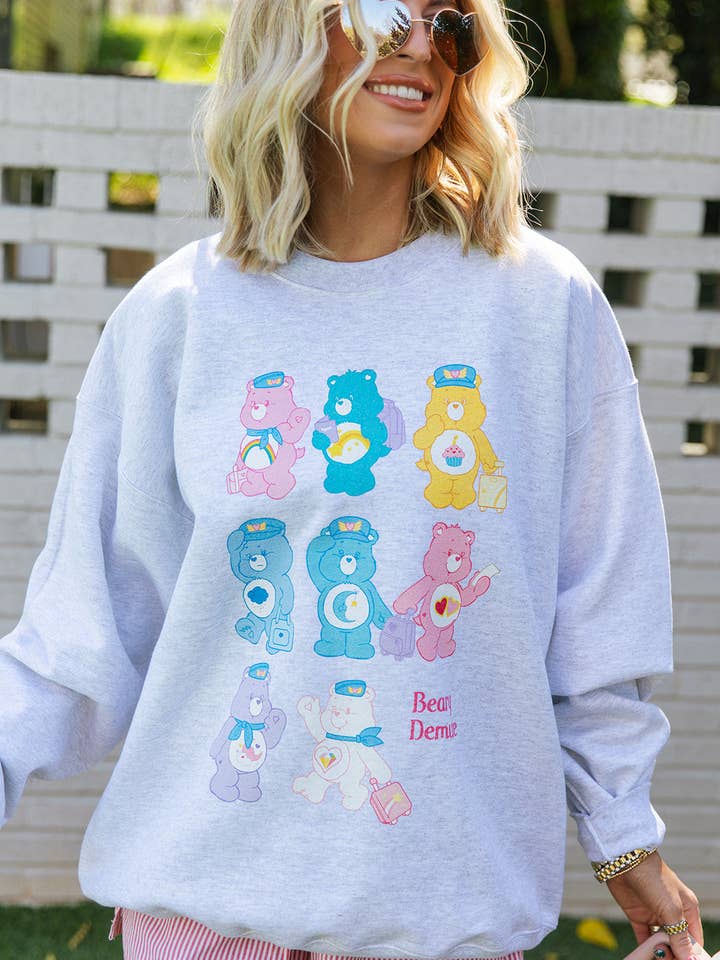 Felpa Care Bears Beary Demure per la vendita all'ingrosso da parte di Girl Tribe Co