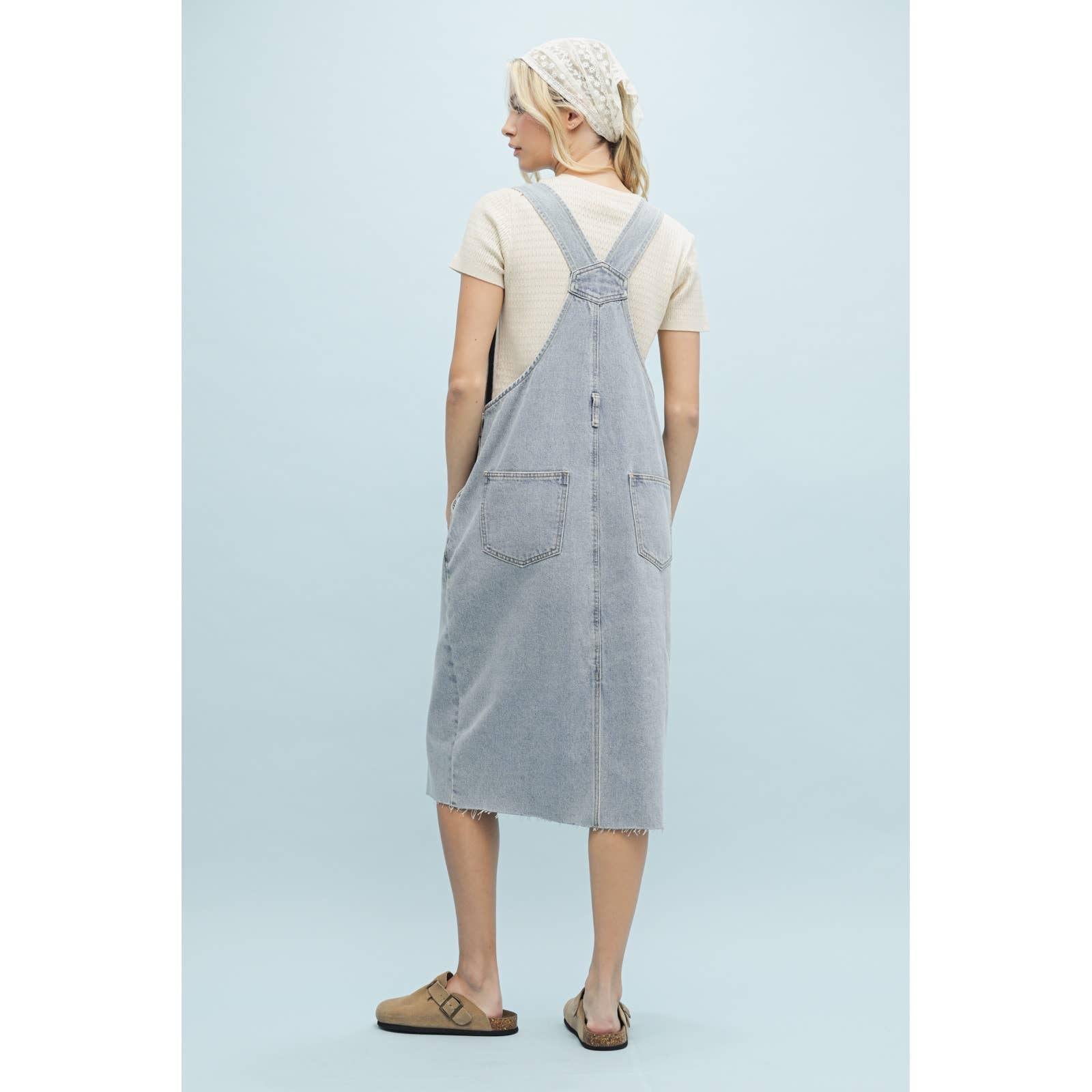 DENIM MIDI SKIRTALL / WL25-10202 for wholesale on Faire2