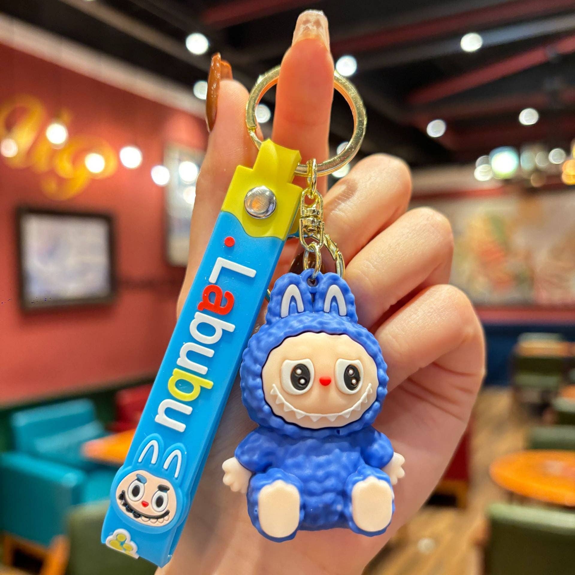 Little Trendy - Wholesale Keychain - Women's - Cute Silicone cute monster Keychain Bag Pendant1