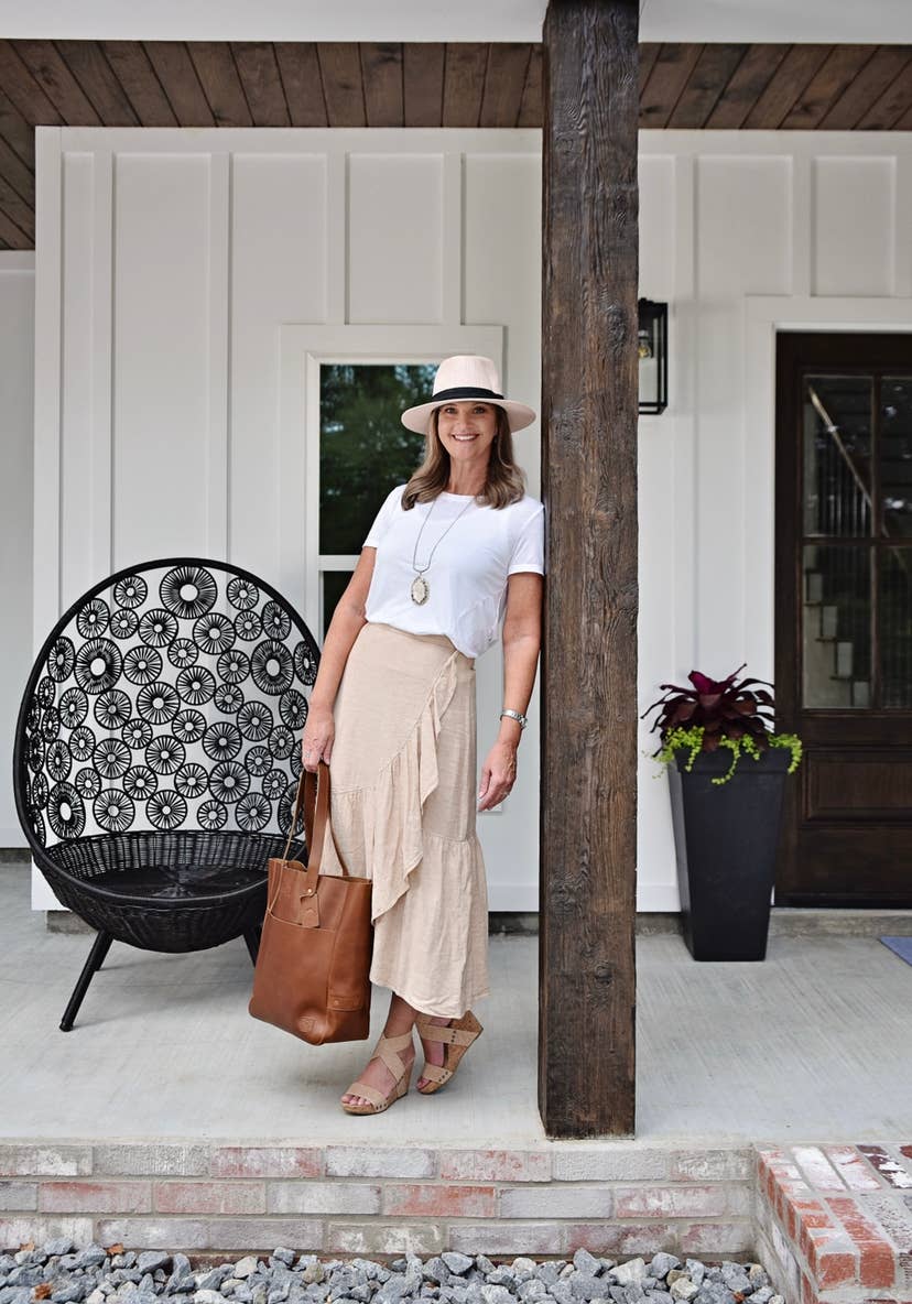 Oak River Company - Wholesale Tote Bag - Women's - Fine Day Leather Tote By Missy Robertson11