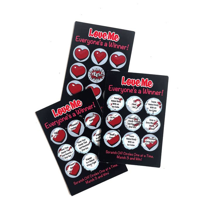 Little Genie Productions – Großhandel Sexspielzeug – Love Me Lotto - Rubbellose Lotto-Spiel für Verliebte