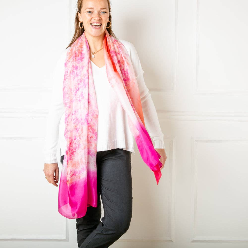 Tilley & Grace - Vente Écharpe – femme - Foulard en soie indienne 1053