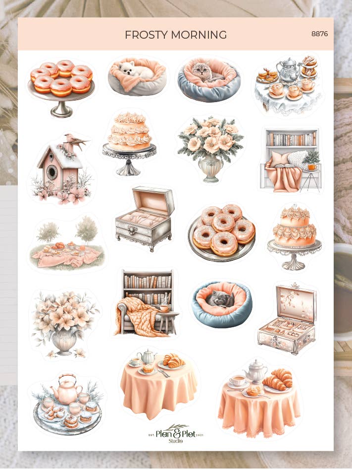 Frostige Ochtend | Stickers voor wholesale door Plan & Plot Studio