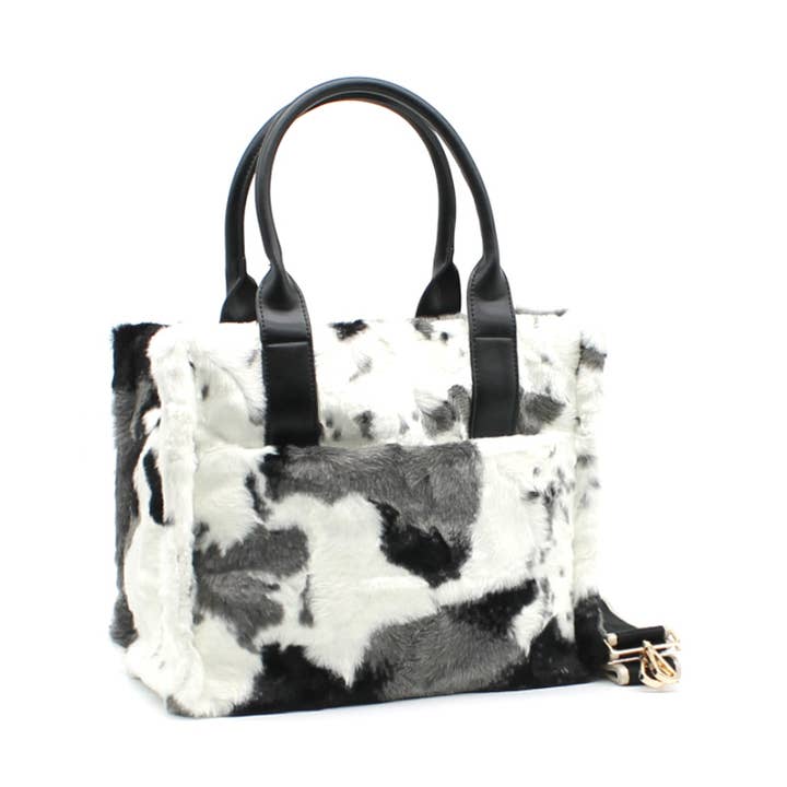 Cow print tote bag for wholesale by Vimoda