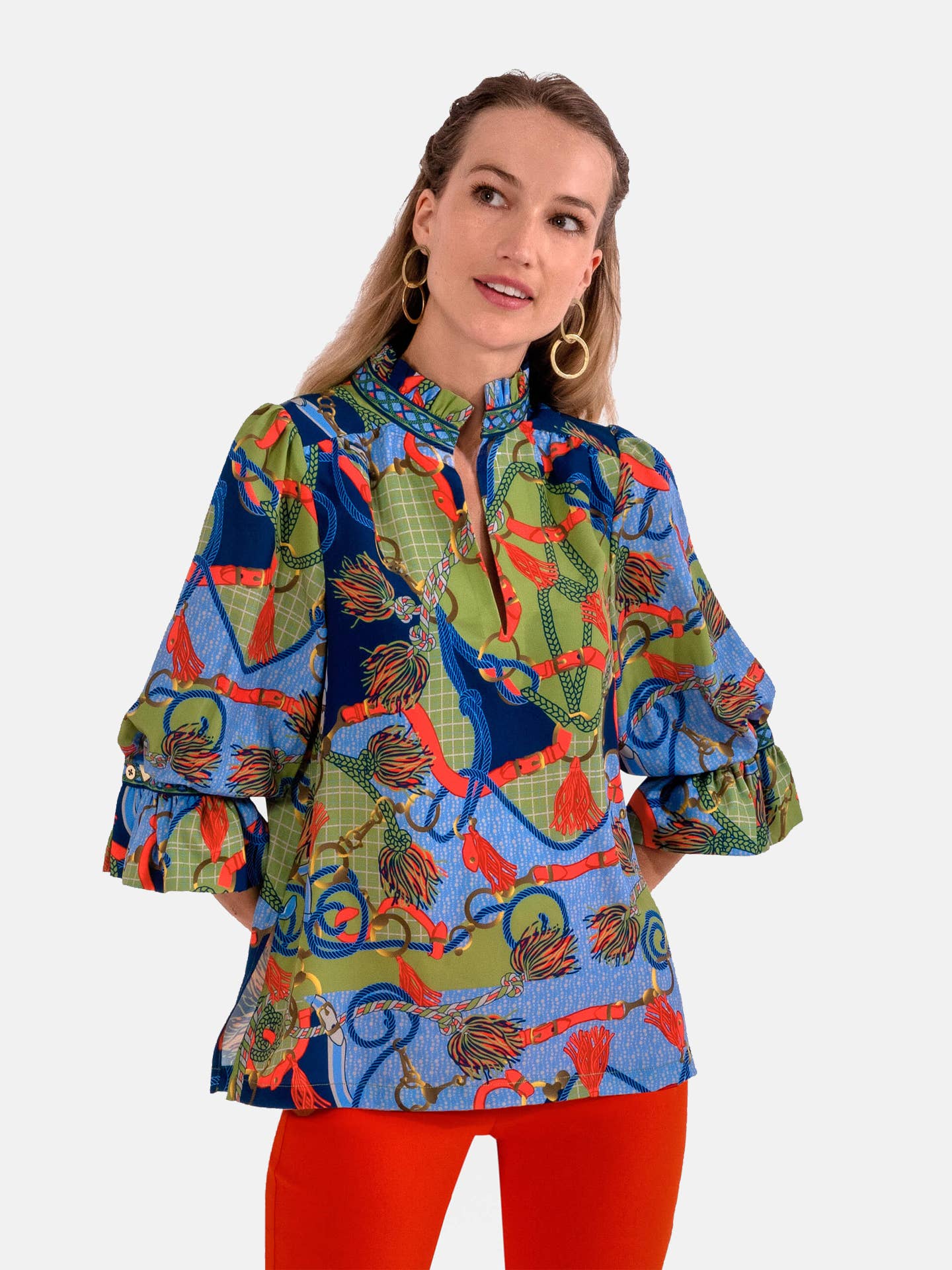 Gretchen Scott LLC - Vente Tunique – femme - Tunique Ruffleneck - Idem