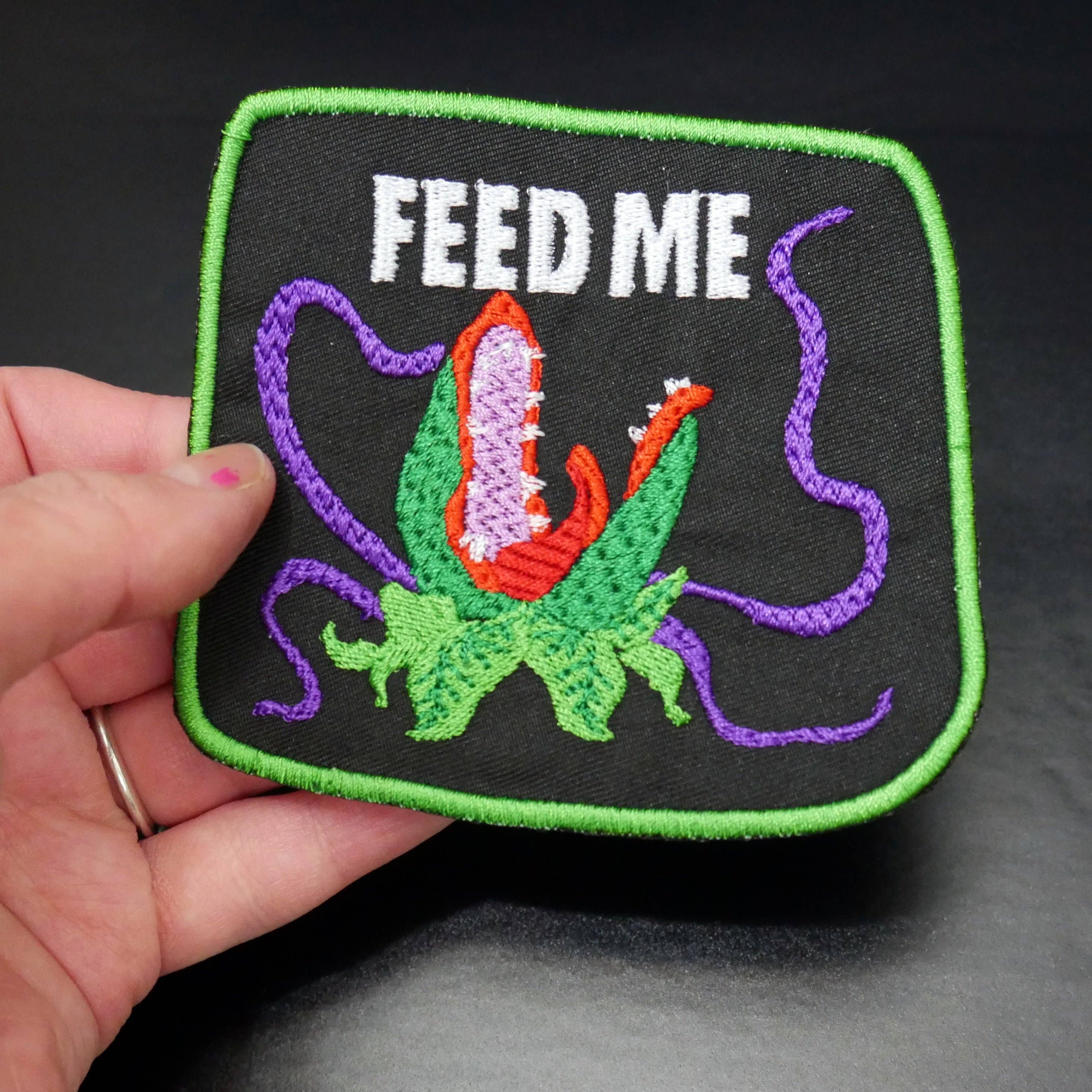Junkyard Witch – wholesale Patch – Feed Me Seymour Audrey 2 Iron On Patch1