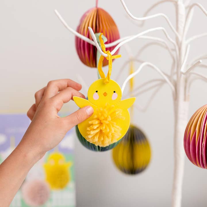 Talking Tables UK - Wholesale DIY craft kit – Child - DIY Pom Pom Easter Decorations | 6 Pack | Easter Decor |4