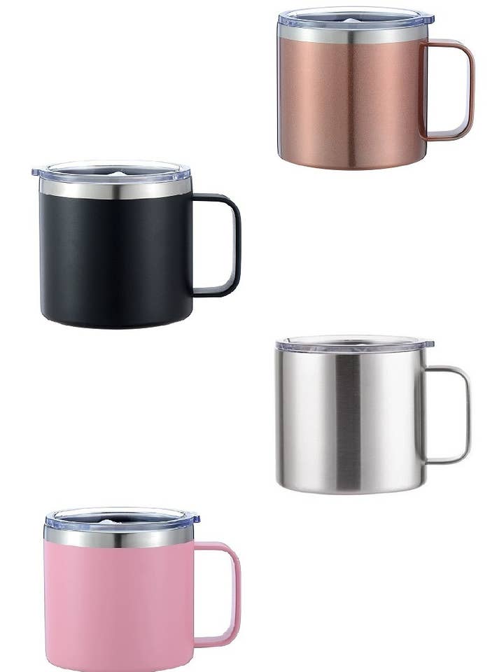 14 Oz Rambler Stainless Steel Thermal Mug for wholesale by Vanilla Monkey
