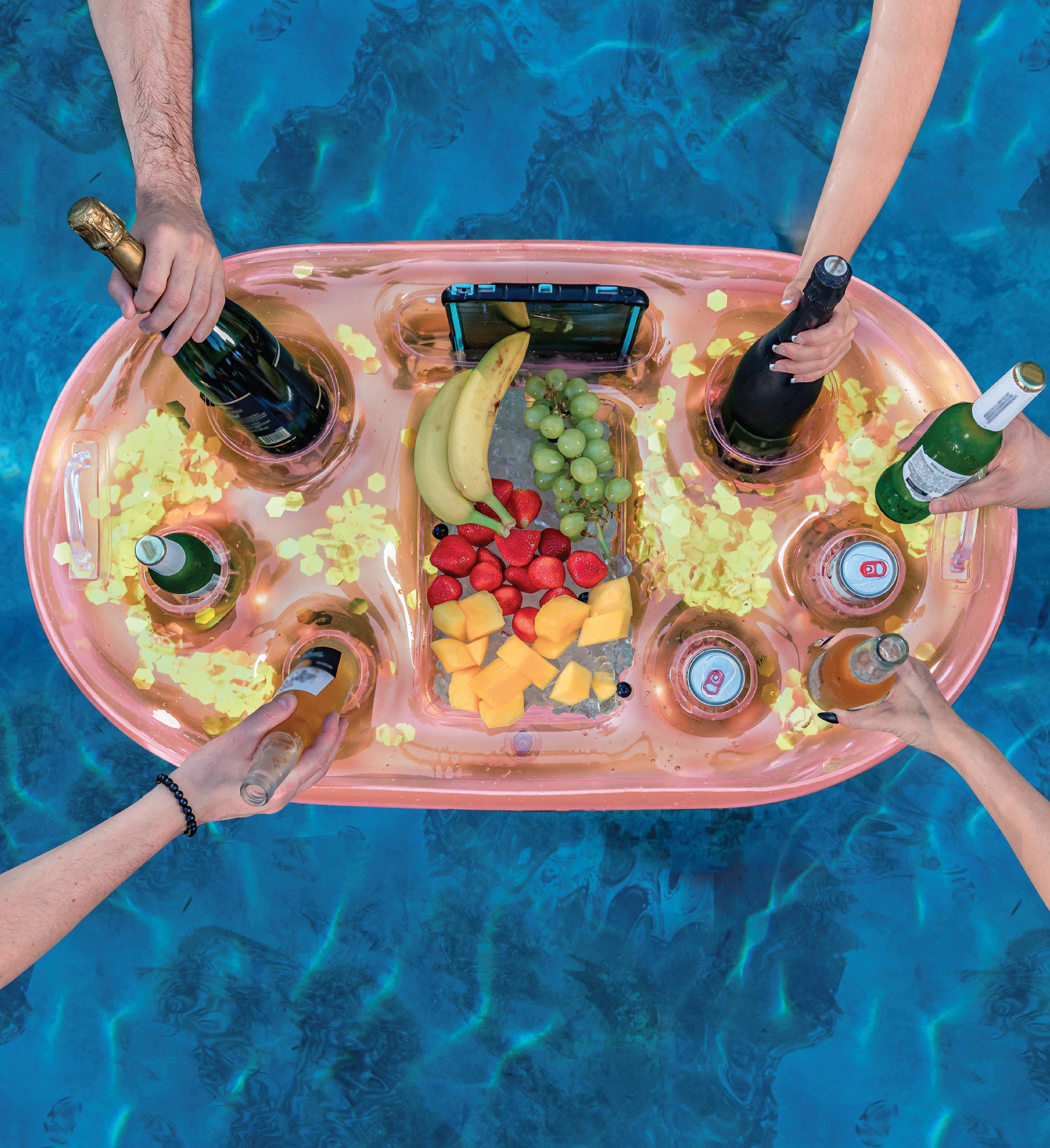 Cota Global - Wholesale Inflatables - Pool Float - Rose Gold Floating Cooler4