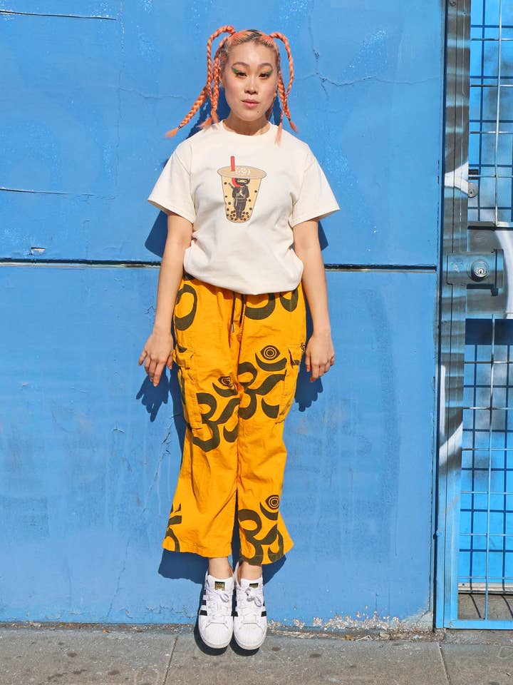 Popkiller Artist Series Naoshi Boba Ninja Klassisk T-shirt för wholesale av Popkiller