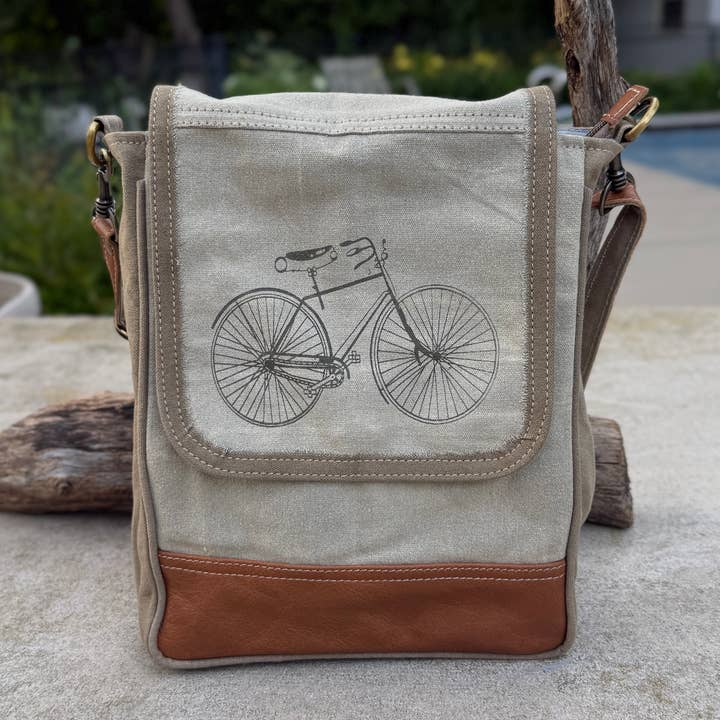 Lungta Imports - Wholesale Crossbody bag – Women's - Vintage Military Tent Canvas Crossbody Bag – Eco-Conscious