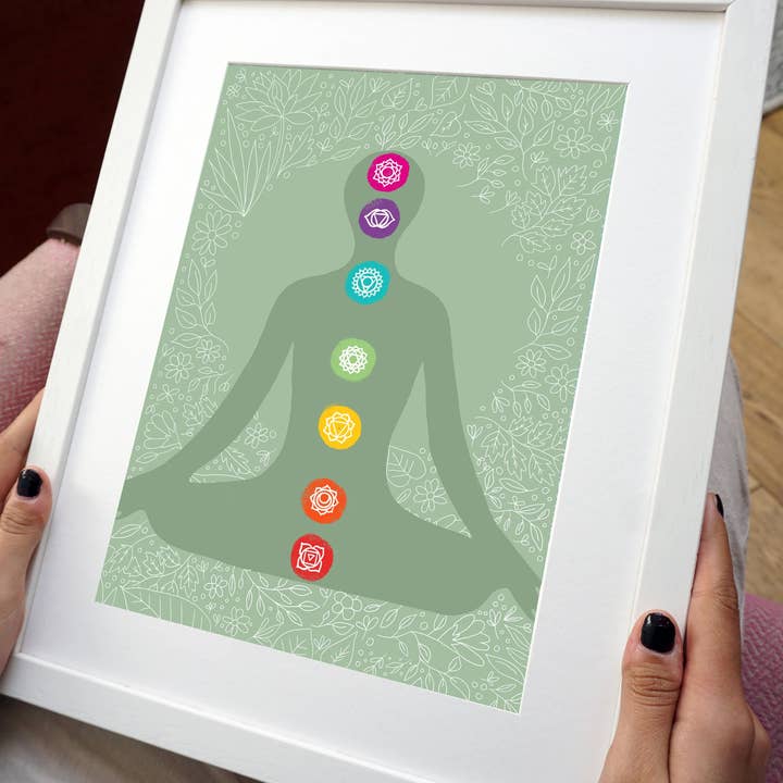 Poster Chakra Vert pour la vente par Ant Design Gifts
