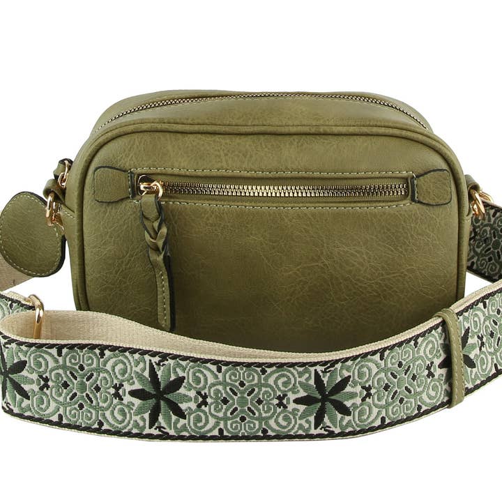 MiMi Wholesale - Wholesale Crossbody Bag - Women's - Boho Guitar Strap Women's Crossbody Bag26