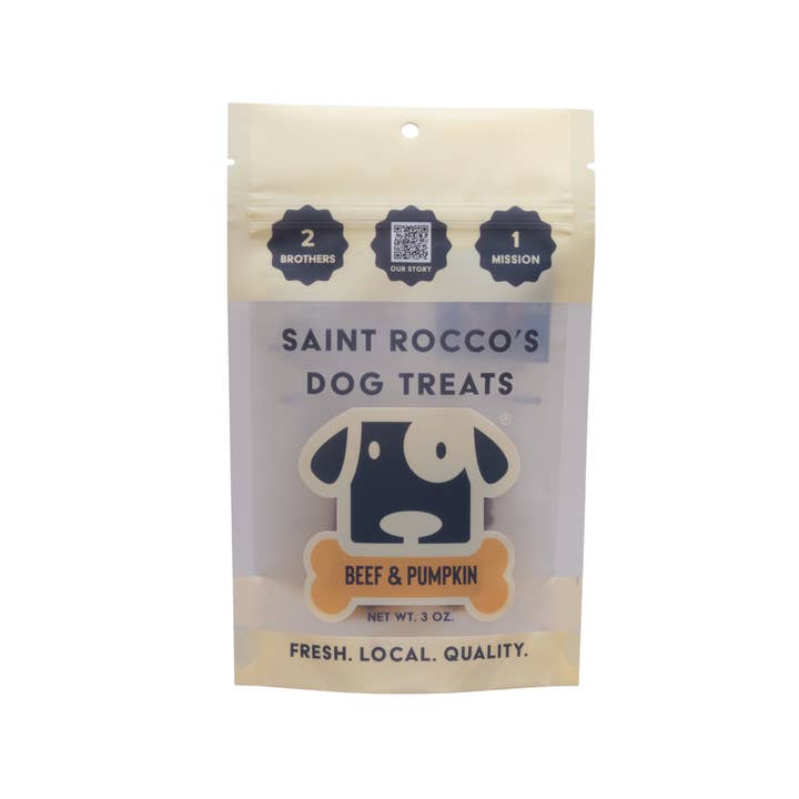 Alamo Pet Experts - Wholesale Pet Treats - Dog - SR Beef and Pumpkin Dog Treats 3oz