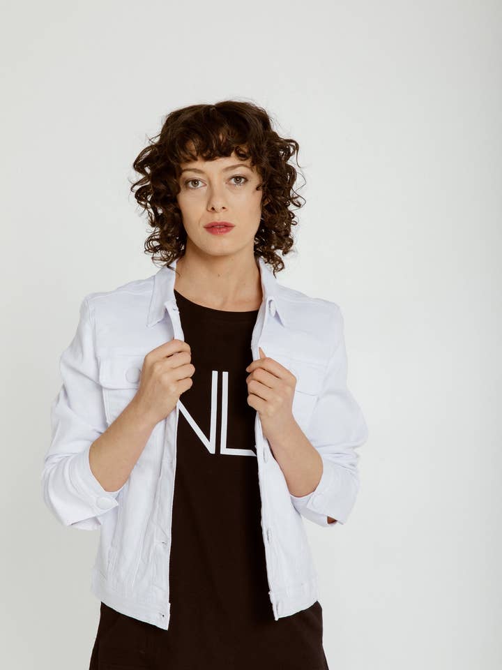 Barnet White for wholesale by New London Jeans