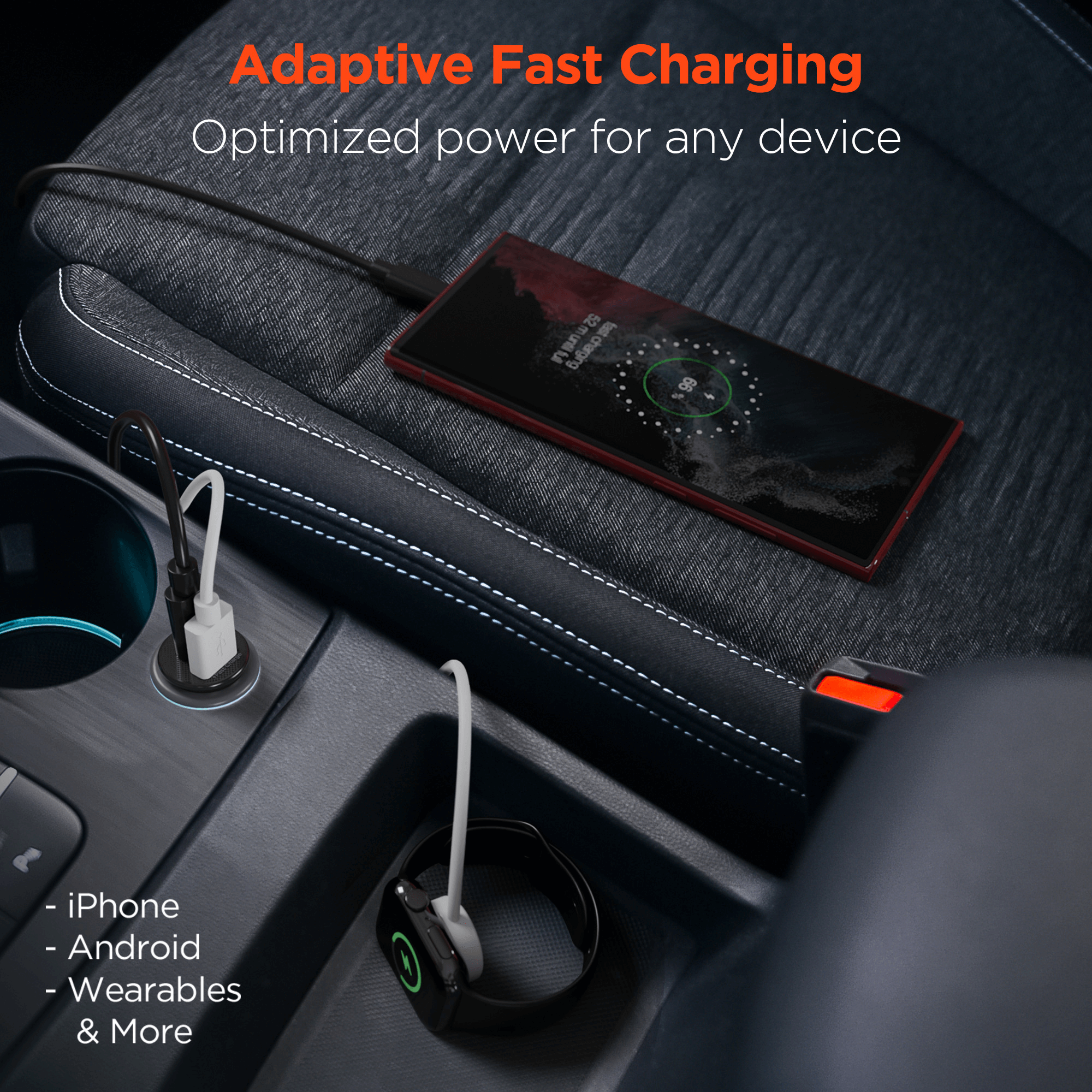 JupiterGear Home - Wholesale Portable Charger - HyperGear Mini 20W USB-C PD + 18W USB Fast Car Charger6