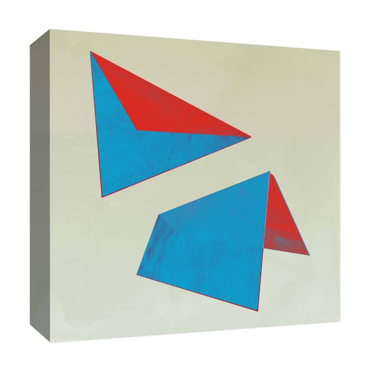 Décoration murale sur toile Geometric Shades 22 x 22 po pour la vente par PTM Images