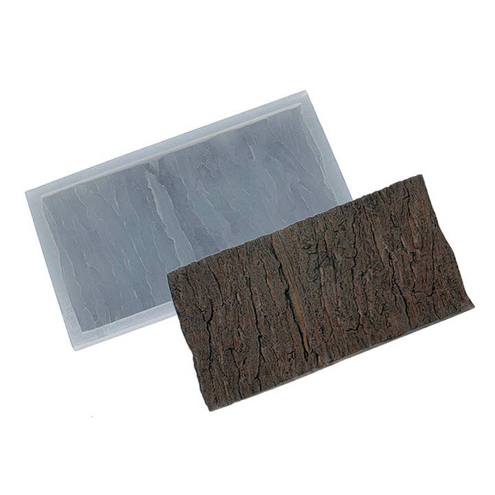 Tree Bark Fondant Impression Mat Silicone Mold Cake decorating Cake Texture Sheet - LARGE SIZE for wholesale by Flexarte USA