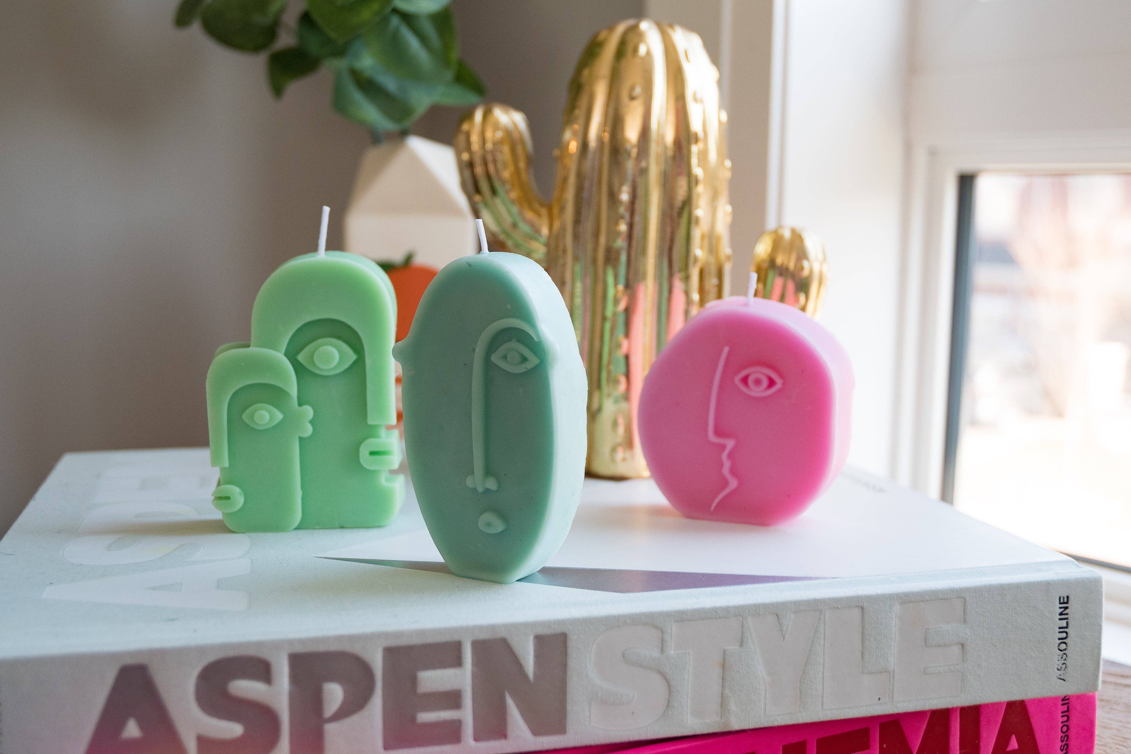 Candle Lume - Wholesale Novelty Candle - Abstract Face Candle5