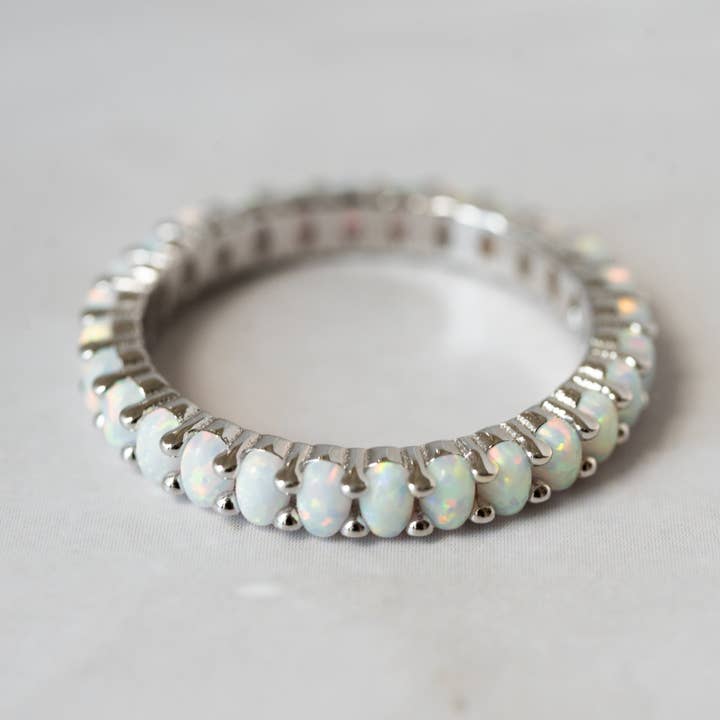 Sami Jewels - Wholesale Multi-Stone Ring - Opal Eternity Ring