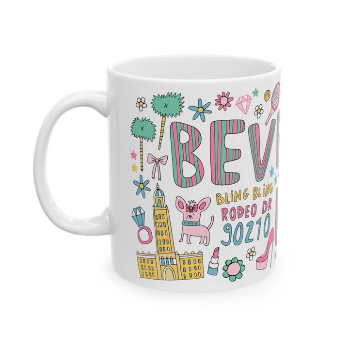 LOLALA - Your California Happiness Market 💛 - Wholesale Coffee Mug - Beverly Hills - Coffee Mug (11oz)