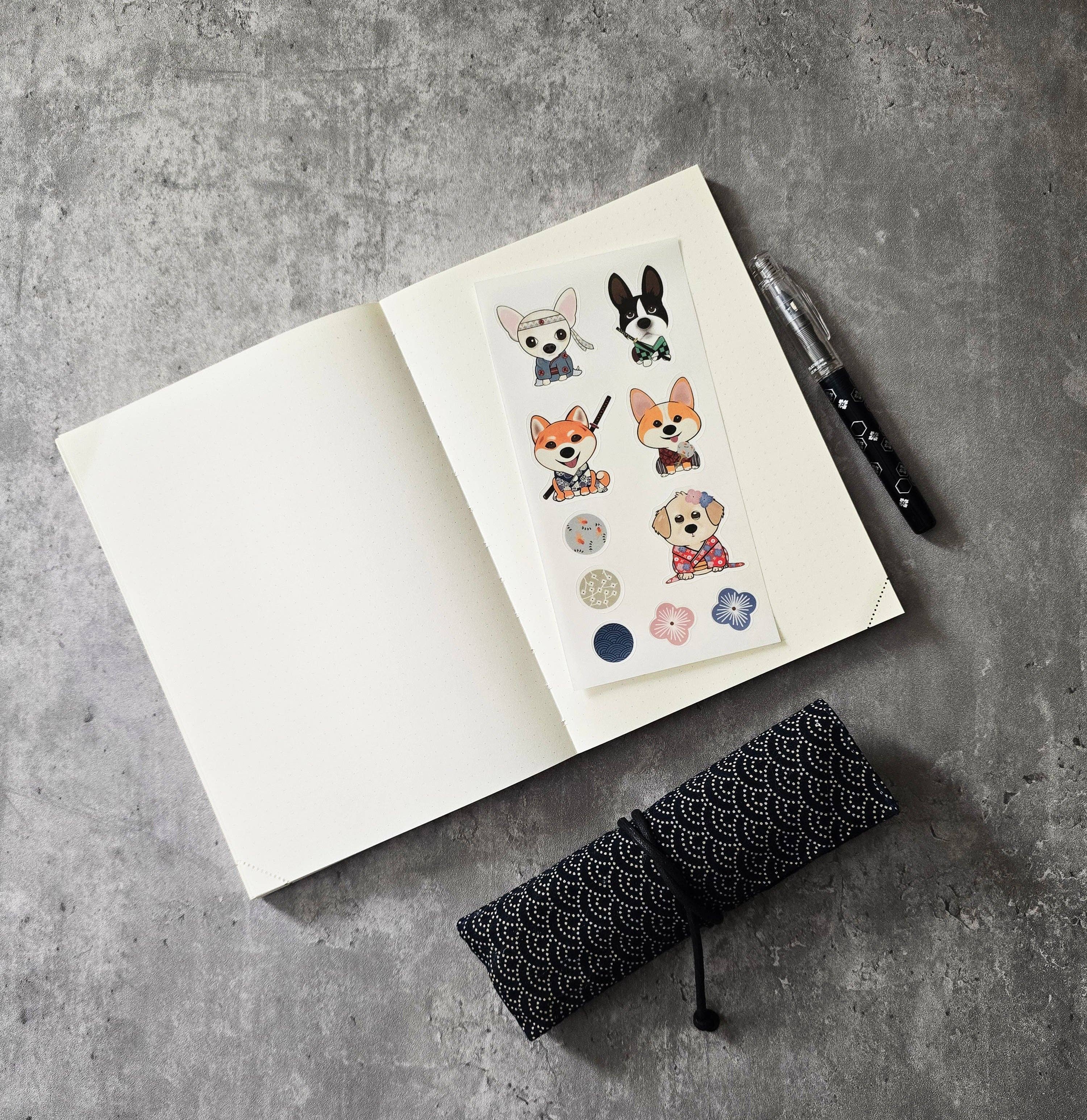 Miyo Art Design - Wholesale Sticker - Kimono Critters Sticker Sheet (2 Sheets)7