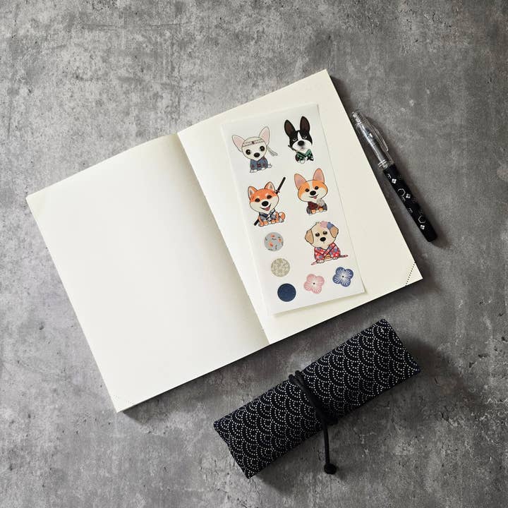 Miyo Art Design - Wholesale Sticker - Kimono Critters Sticker Sheet (2 Sheets)7