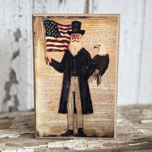 HMK879B Arte Popolare Sam Block per la vendita all'ingrosso da parte di JanMichaels Art & Home