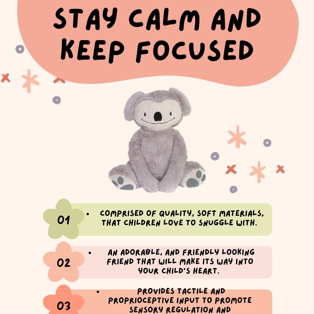 Bintiva - Wholesale Stuffed/Plush Toy - Kids & Baby - Weighted Calming Stuffies / Weighted Plush Animals for Children - for Anxiety Focus or Sensory Input5