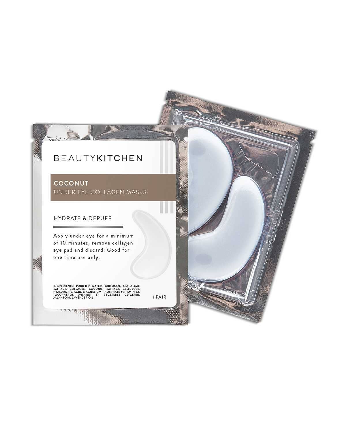 Beauty Kitchen - Wholesale Eye Treatment Mask - Collagen Eye Gel Variety Pack  (100 Case Minimum)2