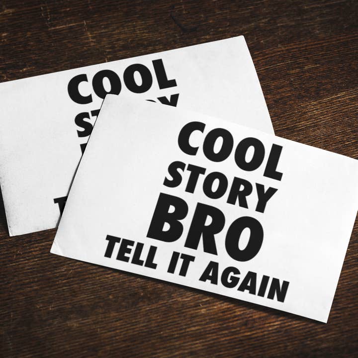 Cool Story Bro Sticker for wholesale by WinsterCreations™