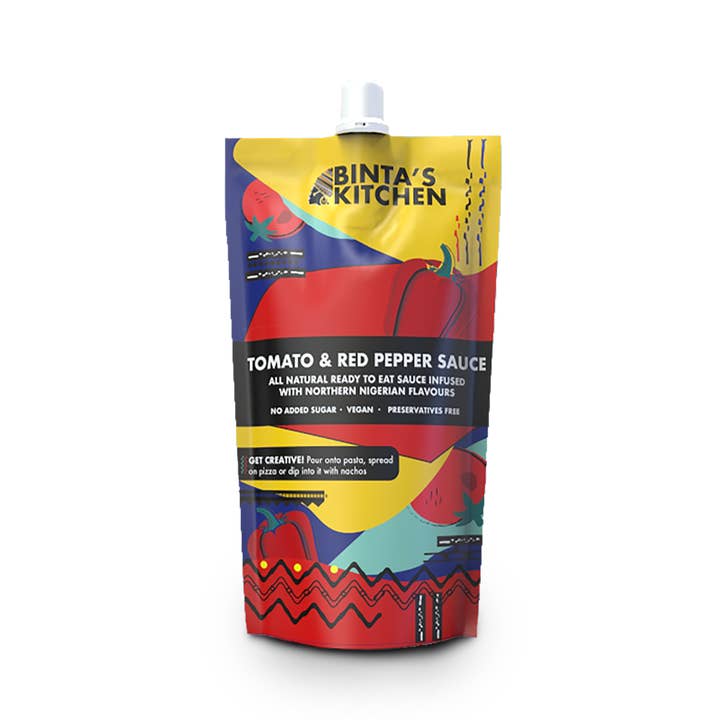 Tomato and Red Pepper Sauce for wholesale by Binta's Kitchen