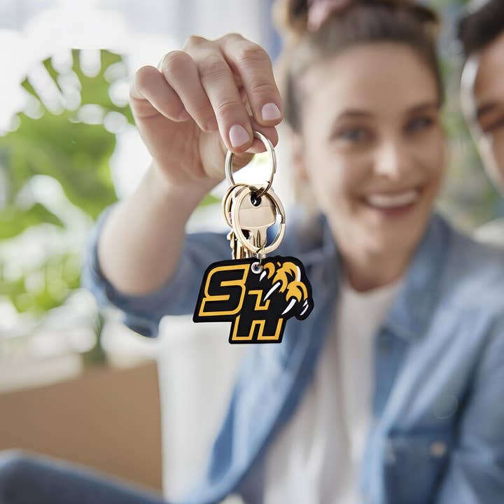 Porte-clés personnalisés imprimés, cadeaux promotionnels en couleur complète pour la vente par GSJJ