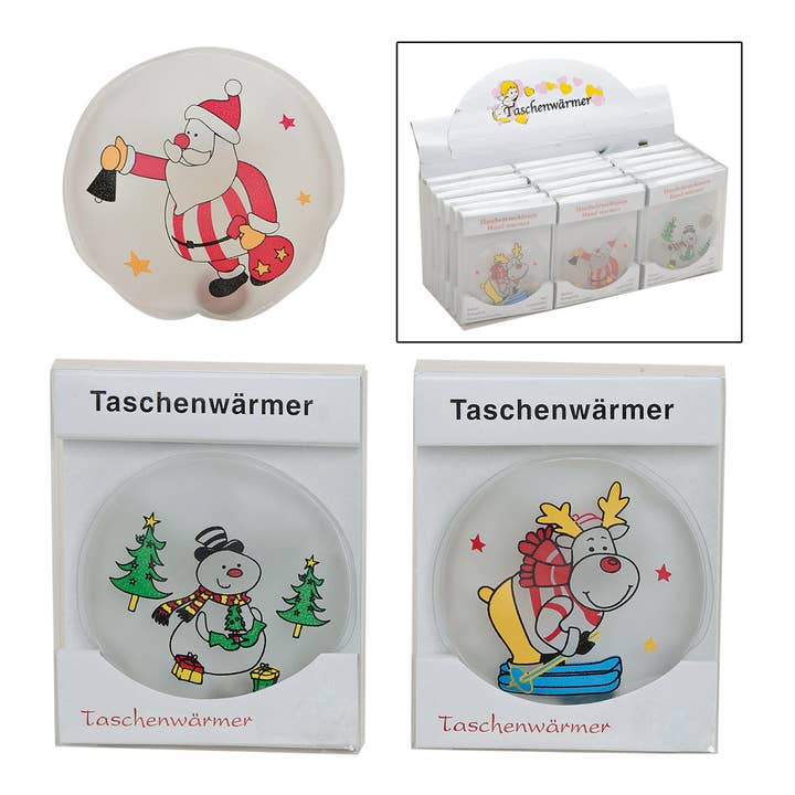 Fickvärmare Nikolaus/Älg/Snögubbe, 9 cm för wholesale av Wurm