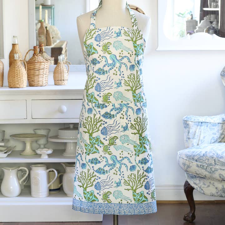 PACIFIC & ROSE TEXTILES - Wholesale Apron - Apron Sea Life