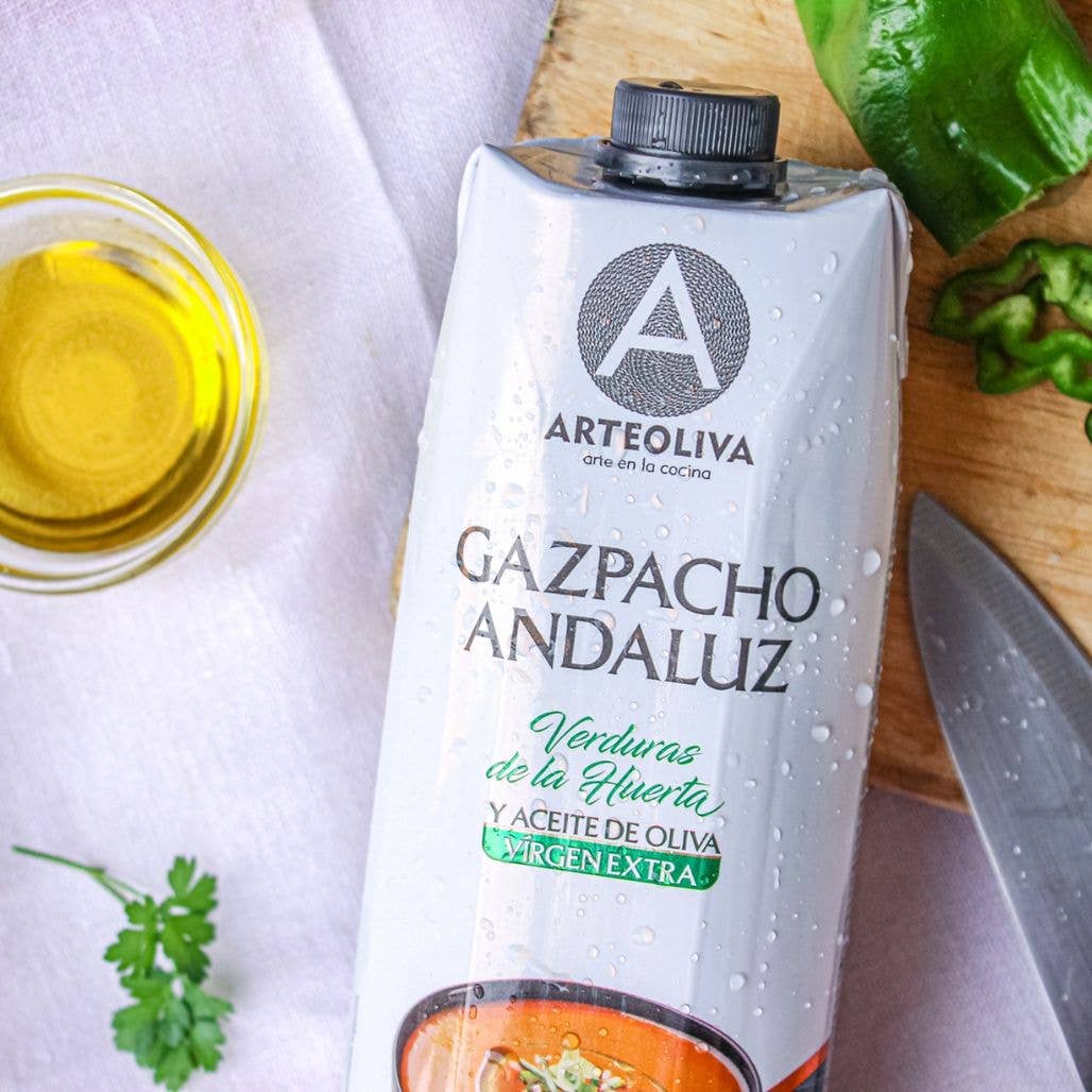 LE GOURMET CENTRAL - Wholesale Soup - Arteoliva Gazpacho Cold Soup from Andalucia - 1L3